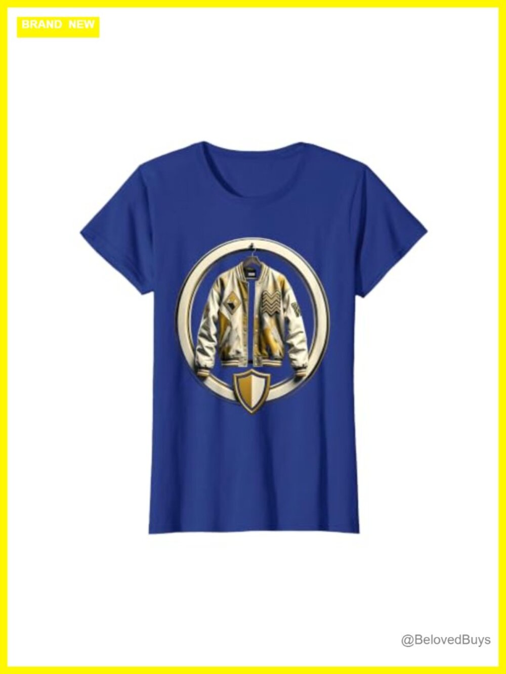 Vintage Varsity Jacket Graphic T-Shirt Retro Collegiate Tee
